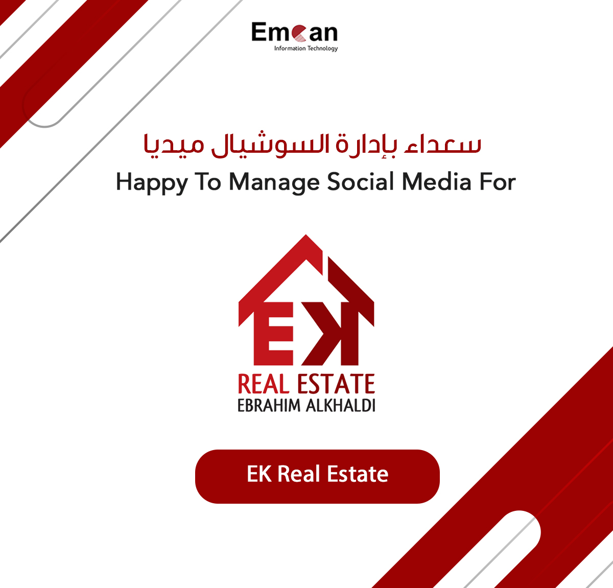 Social Media Management For EK Real Estate