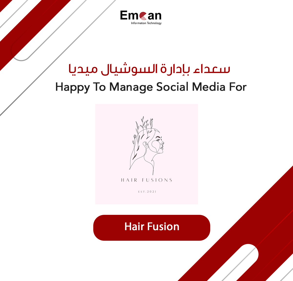 Social Media Management For Hair Fusion