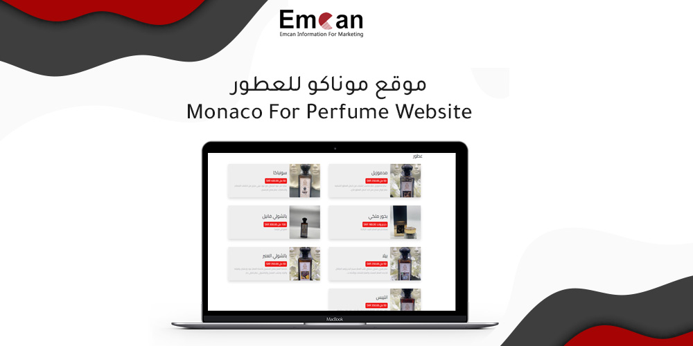 Manaco Perfumes website